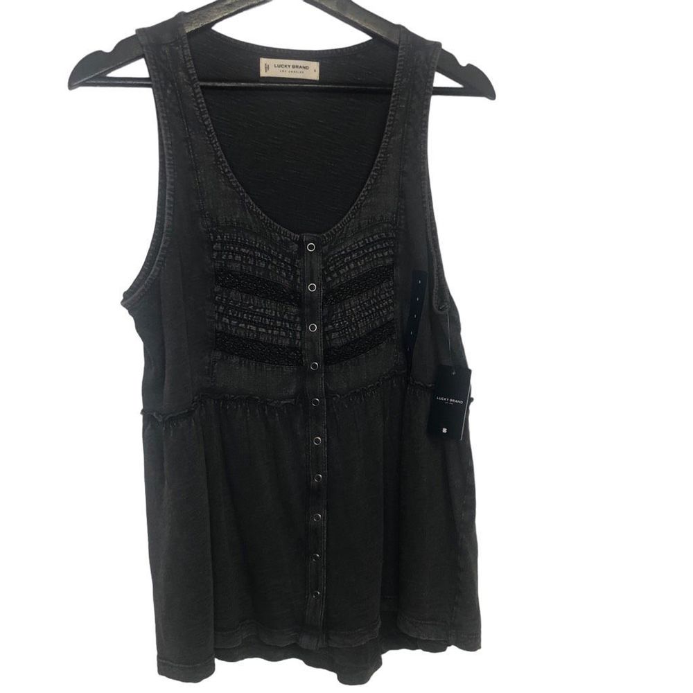 Lucky Brand Grunge Tank Womens Size Small NWT